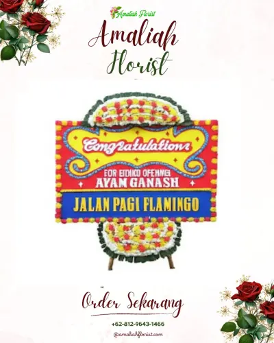 Bunga Papan Congratulation di Tumbal